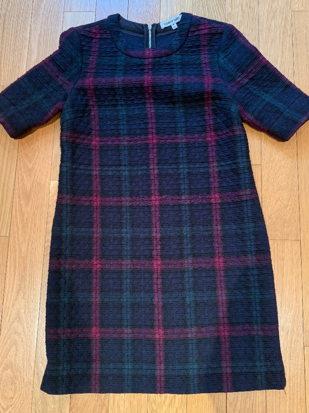 Elizabeth And James plaid quilted dress